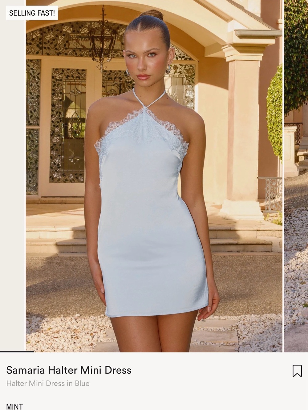 Samaria Halter Mini Dress Peppermayo